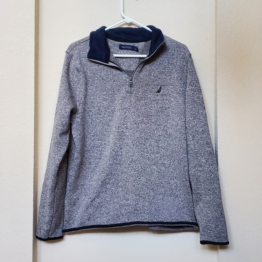 Nautica Half Zip Pullover Jacket. Size L